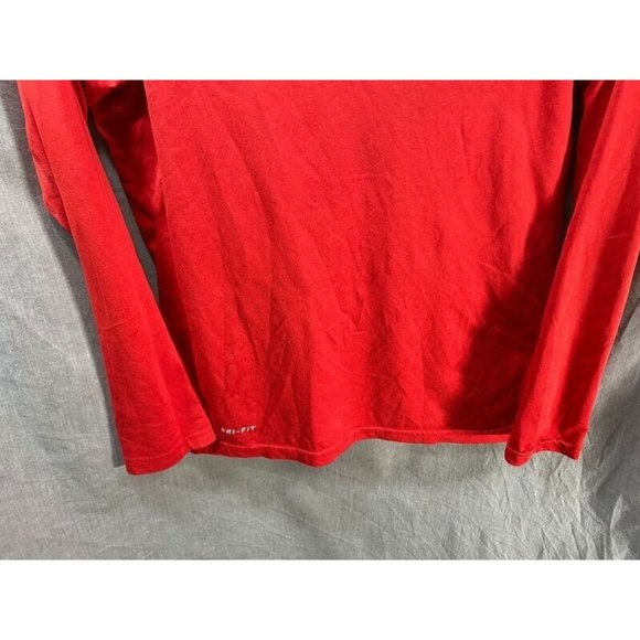 Miami Suns Basketball Nike Shirt Adult Small Red Long Sleeve DRI FIT Tee Mens. - Picture 3 of 8